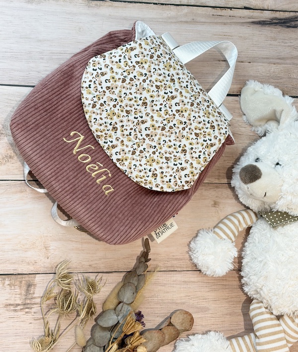 sac à dos maternelle brodé Noelia