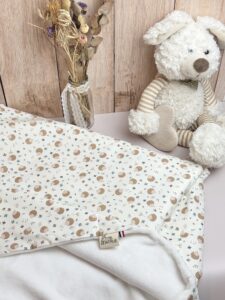 couverture bébé chaude faite main tissu hérisson