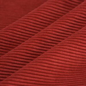 velours côtelé rouge
