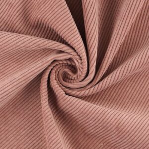 tissu velours cotelé vieux rose